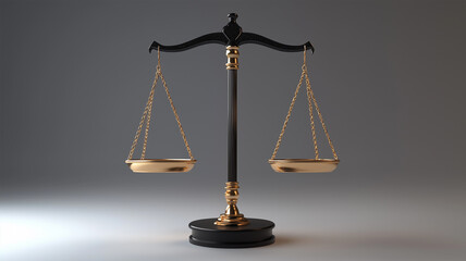 正義の象徴、天秤ばかり