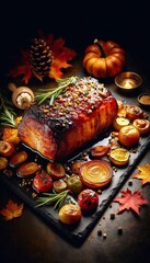 frischer Schweinebraten