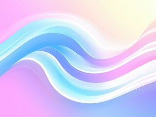 Serene Muted Pastel Gradient Background in Minimalist Flat Design for Modern Aesthetic Projects and Creative Applications