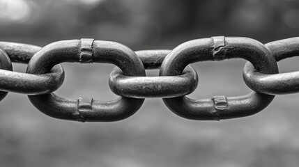 A powerful visual of a breaking chain link, highlighting the theme of freedom, liberation, and the strength of breaking through barriers.