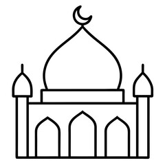 illustration of an mosque