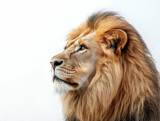 Obraz premium Majestic Lion Portrait - Photo