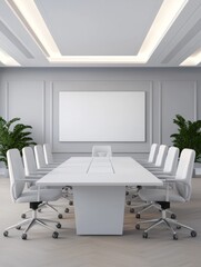 Modern Office Conference Room with Minimalist Design