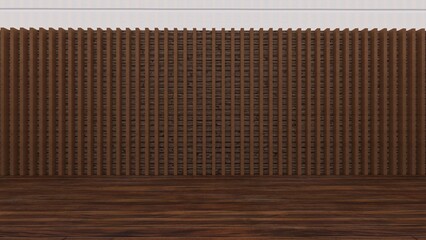empty room wall nature material 3d render background