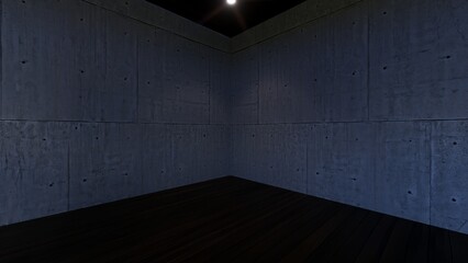 empty room wall nature material 3d render background