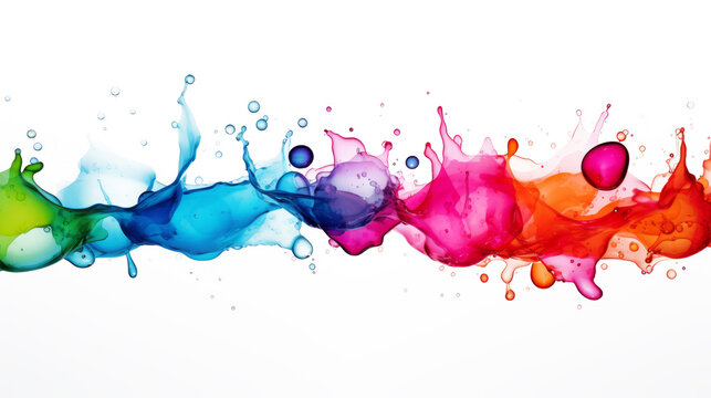 Abstract color splash 4a