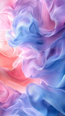 Obraz premium Abstract Background, Pink Blue Purple Waves Flowing