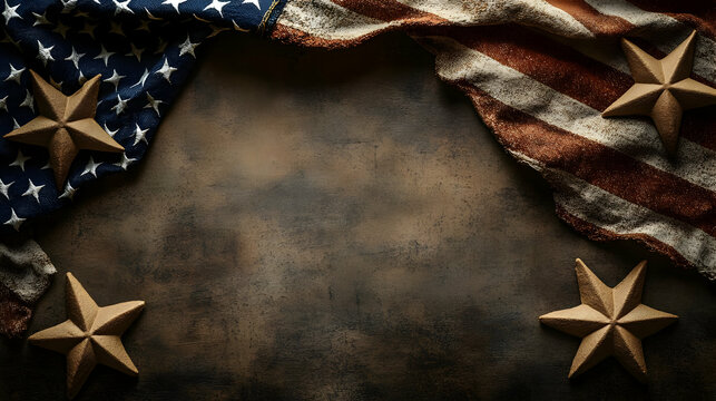 Patriotic Stars and Stripes Background