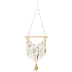 Obraz premium Handwoven Macrame Wall Hanging Isolated on Transparent Background as Natural Decor