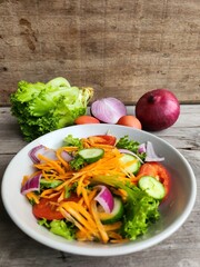 Fresh green lettuce health food