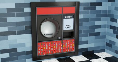 Express-Pfandautomat, Pfandautomat, Zukunft in rot