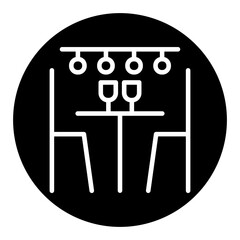 Dining Table Vector Icons