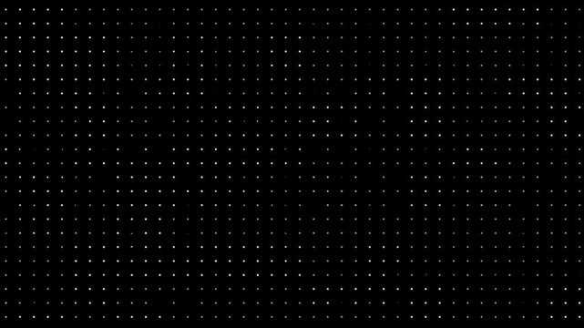 black halftone dotted texture abstract retro vintage loop background animation