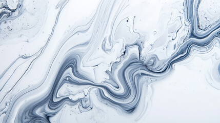 Blue sinuous ink mixes with thick oil paint and creates a mystical otherworldly background. A...