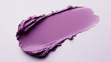 a single, elegant swatch of dusty lavender lipstick on white background, with soft color gradients and subtle sheen to highlight the texture and glossiness of lip makeup