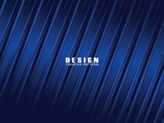 Premium background design with diagonal shiny blue lines pattern. Vector horizontal template for banner ,digital business, contemporary formal invitation, luxury voucher, prestigious gift certificate.