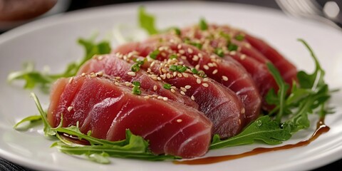 Gourmet Tuna Sashimi Plate