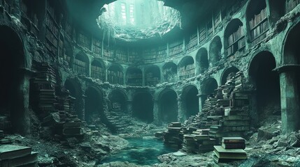 Submerged Library