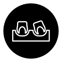 Wisdom Tooth Vector Icons