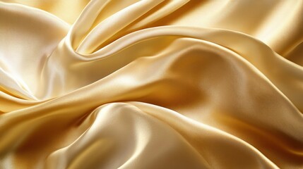 Fototapeta premium Golden Satin Drape