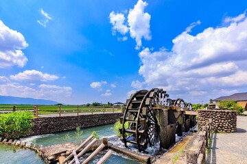 朝倉三連水車