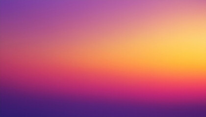 Fototapeta premium Beautiful gradient background transitioning from vibrant purple to soft pink and subtle yellow, perfect for adding a touch of elegance and color to any creative project