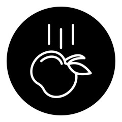 Falling Apple Vector Icons