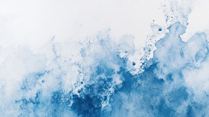 Abstract Blue Watercolor Background