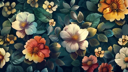 Floral Tapestry: A Symphony of Colors