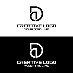creative letter logo dd desain vektors
