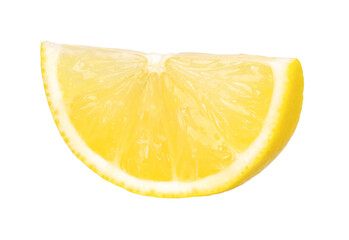 slices lemon fruit isolated, Fresh and Juicy Lemon, transparent PNG, PNG format, cut out