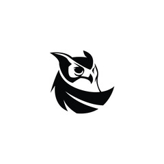 owl logo template illustration