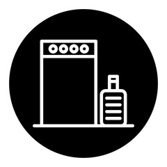 Boarding Gate Vector Icons