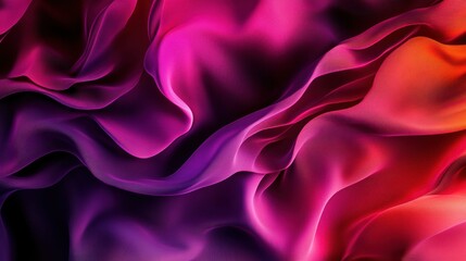 Fototapeta premium Abstract Purple and Orange Drapery