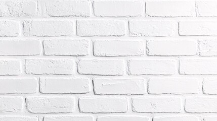 Obraz premium White brick wall texture background.