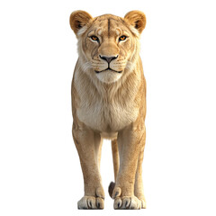 Obraz premium Female lion whole body 3d