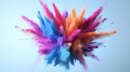 Colorful Powder Explosion