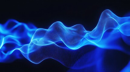 Obraz premium Abstract Blue Wave