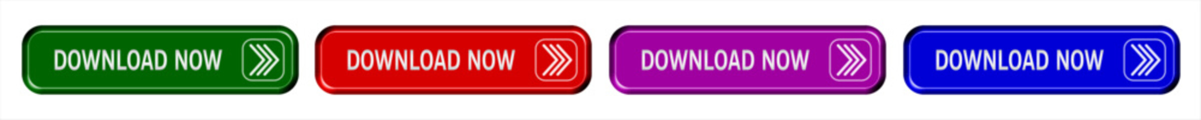 now download button as vector element graphic of website or application illustration isolated on white background
