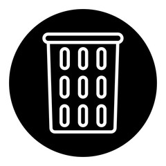 Laundry Basket Vector Icons