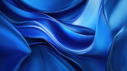 Obraz premium Abstract Blue Swirls