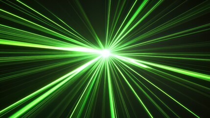 Green Laser Light Show