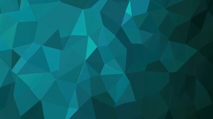 Fototapeta premium A stunning low poly crystal background in blue and green, perfect for modern designs and creative projects.