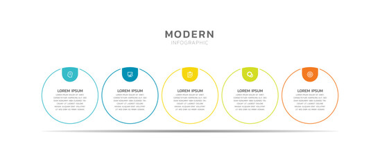 Presentation infographic business template