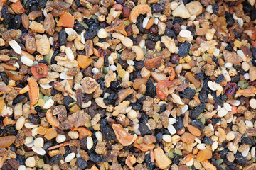 A Colorful and NutrientRich Mixture of Nuts and Dried Fruits Perfect for Delicious Snack Blends