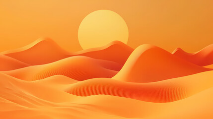 Orange gradient background. Gradient Art. Illustration