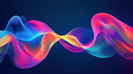 Abstract Colorful Waves