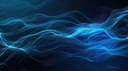 Fototapeta premium Abstract Blue Waves