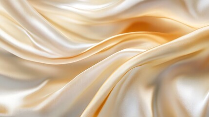 Obraz premium Creamy Silk Drapes