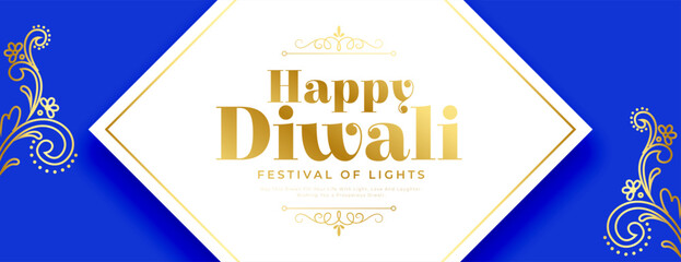 decorative happy diwali greeting wallpaper for social media post